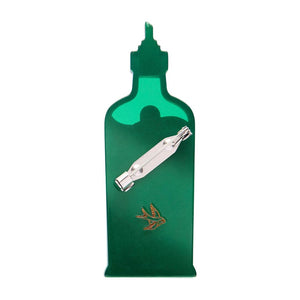 Pressed for Style Brooch  -  Erstwilder  -  Quirky Resin and Enamel Accessories