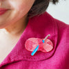 Hooked on Crochet Brooch