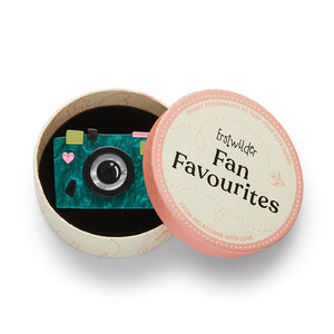 Snap Happy Sally Brooch (IMPERFECT)  -  Erstwilder  -  Quirky Resin and Enamel Accessories