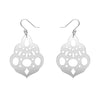 Boho Chandelier Essential Drop Earrings - Silver  -  Erstwilder Essentials  -  Quirky Resin and Enamel Accessories