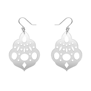Boho Chandelier Essential Drop Earrings - Silver  -  Erstwilder Essentials  -  Quirky Resin and Enamel Accessories
