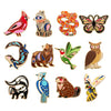 Erstwilder x Pete Cromer North America Pin Pack - 12 Piece  -  Erstwilder  -  Quirky Resin and Enamel Accessories
