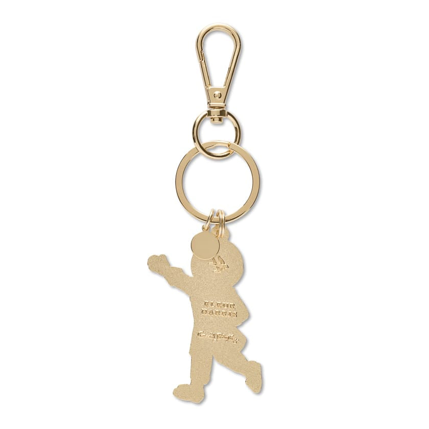 Moonface Enamel Key Ring  -  Erstwilder  -  Quirky Resin and Enamel Accessories