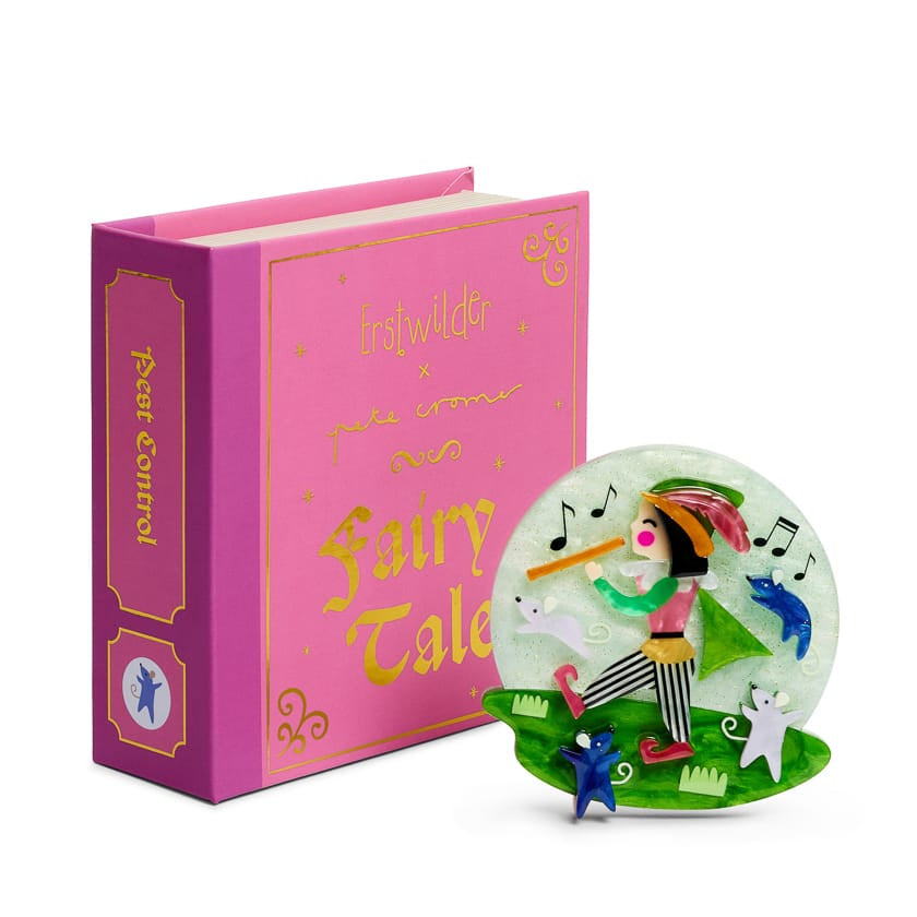 Pest Control Brooch  -  Erstwilder  -  Quirky Resin and Enamel Accessories