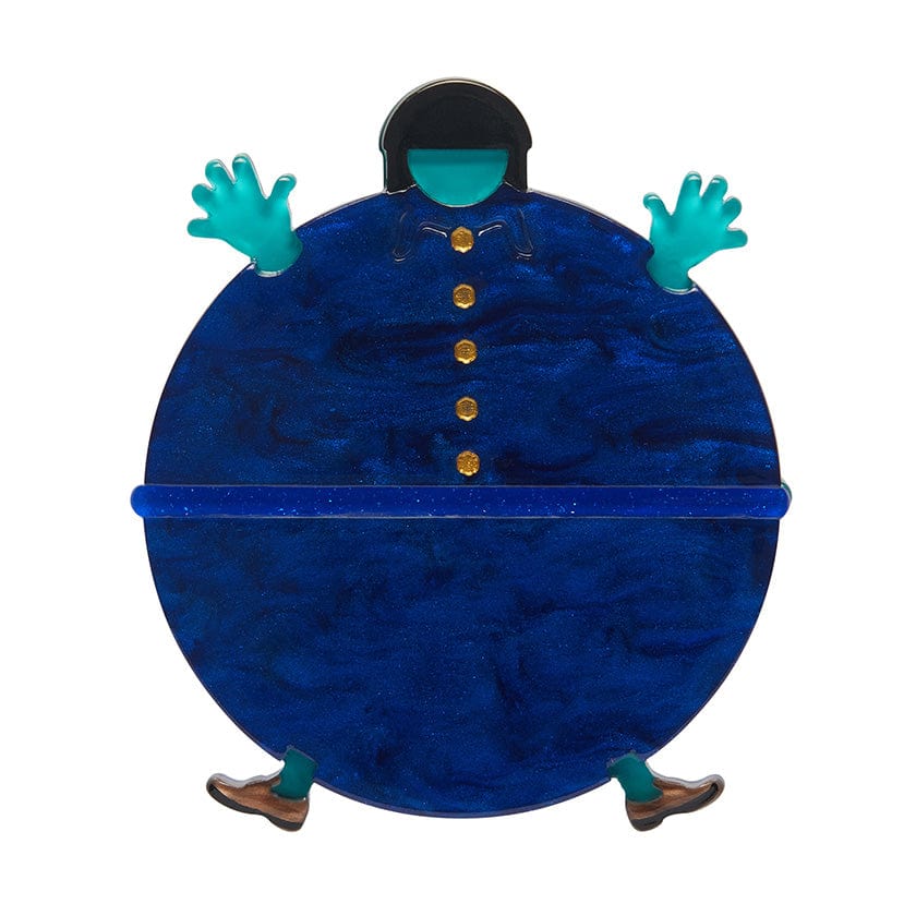 Violet Beauregarde Brooch (IMPERFECT)  -  Erstwilder  -  Quirky Resin and Enamel Accessories