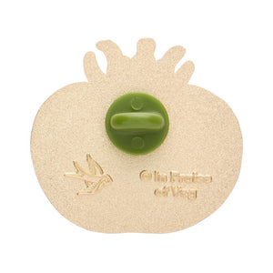 Tomato Time Enamel Pin  -  Erstwilder  -  Quirky Resin and Enamel Accessories