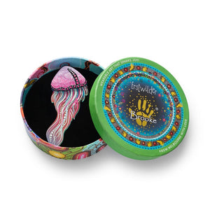 Wakarri Brooch  -  Erstwilder  -  Quirky Resin and Enamel Accessories