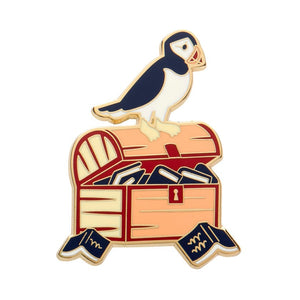 Percy the Puffin Enamel Pin  -  Erstwilder  -  Quirky Resin and Enamel Accessories