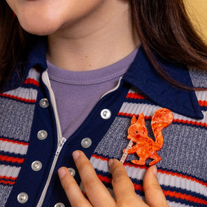 Aggie-May Brooch  -  Erstwilder  -  Quirky Resin and Enamel Accessories