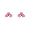 Poodle Ripple Stud Earrings - Pink  -  Erstwilder Essentials  -  Quirky Resin and Enamel Accessories
