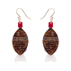 Soy Sensations Drop Earrings  -  Erstwilder  -  Quirky Resin and Enamel Accessories