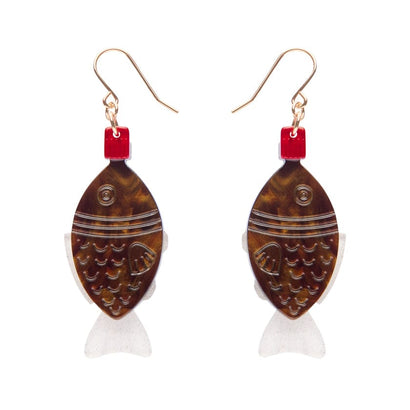 Soy Sensations Drop Earrings  -  Erstwilder  -  Quirky Resin and Enamel Accessories