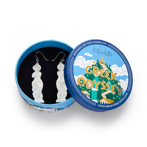 Marble Muse Drop Earrings  -  Erstwilder  -  Quirky Resin and Enamel Accessories