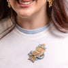 Blue Ribbon Days Brooch