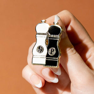 Seasoned to Perfection Enamel Pin  -  Erstwilder  -  Quirky Resin and Enamel Accessories