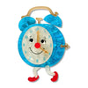 Silky's Clock Brooch  -  Erstwilder  -  Quirky Resin and Enamel Accessories