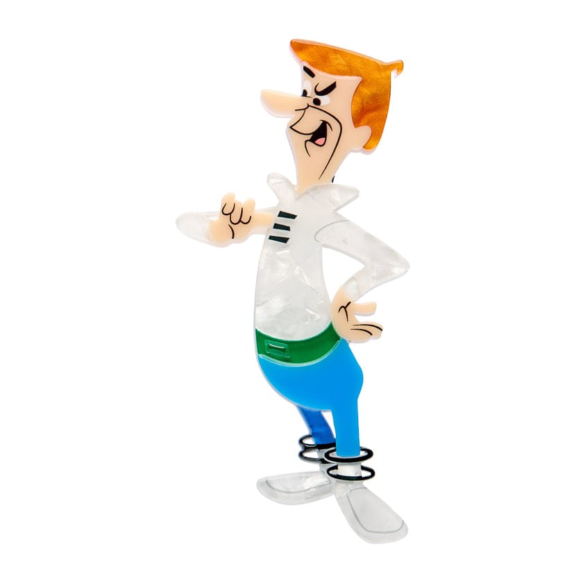 George Jetson Brooch  -  Erstwilder  -  Quirky Resin and Enamel Accessories