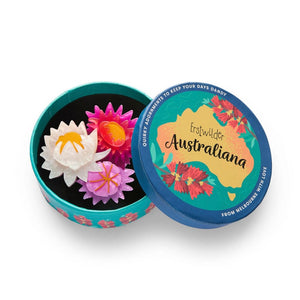 Strawflowers Brooch  -  Erstwilder  -  Quirky Resin and Enamel Accessories