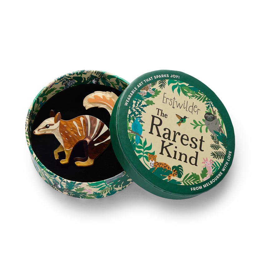 Numbat Brooch  -  Erstwilder  -  Quirky Resin and Enamel Accessories