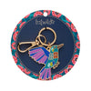 Humming Harmony Enamel Keyring  -  Erstwilder  -  Quirky Resin and Enamel Accessories