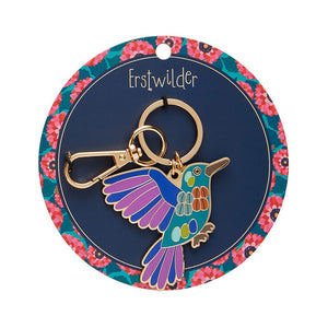Humming Harmony Enamel Keyring  -  Erstwilder  -  Quirky Resin and Enamel Accessories