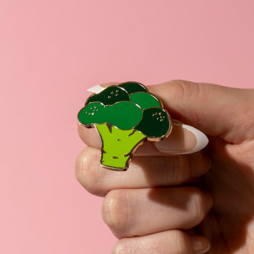 Brocc Star Enamel Pin  -  Erstwilder  -  Quirky Resin and Enamel Accessories