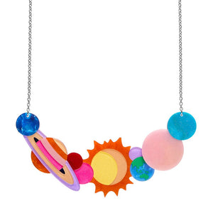 Across the Universe Necklace  -  Erstwilder  -  Quirky Resin and Enamel Accessories