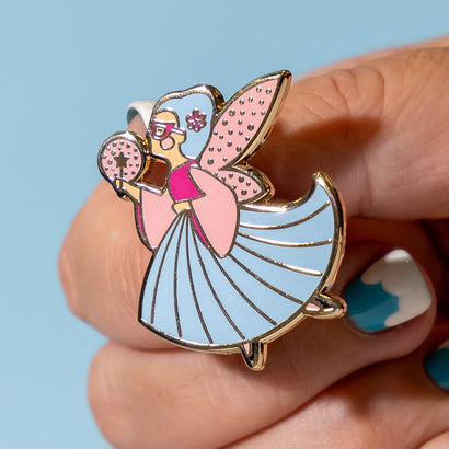 Magical Makeover Enamel Pin  -  Erstwilder  -  Quirky Resin and Enamel Accessories
