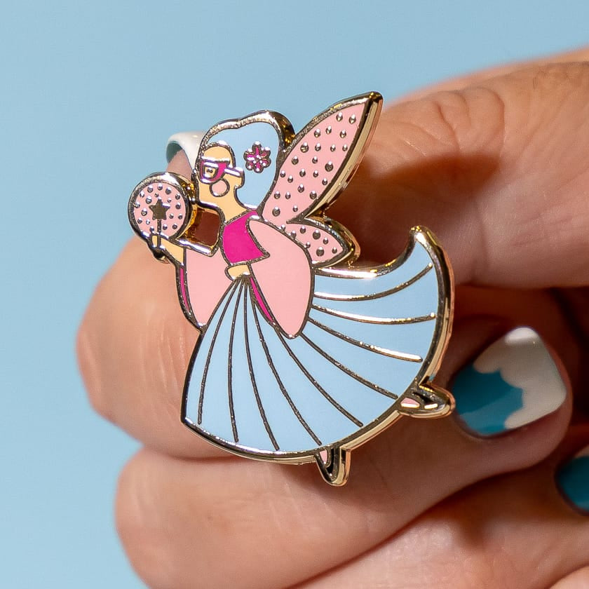 Magical Makeover Enamel Pin  -  Erstwilder  -  Quirky Resin and Enamel Accessories