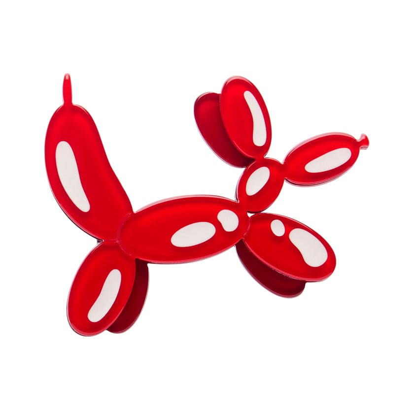Balloon Best Friend Brooch  -  Erstwilder  -  Quirky Resin and Enamel Accessories