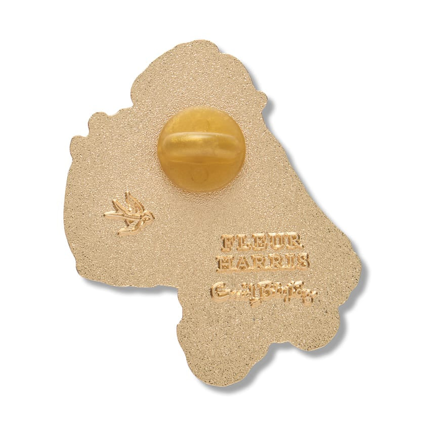 Dame Washalot Enamel Pin  -  Erstwilder  -  Quirky Resin and Enamel Accessories