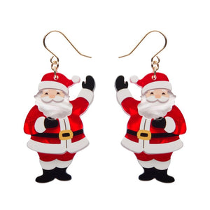 Santa’s Surprise Drop Earrings  -  Erstwilder  -  Quirky Resin and Enamel Accessories