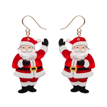 Santa’s Surprise Drop Earrings  -  Erstwilder  -  Quirky Resin and Enamel Accessories