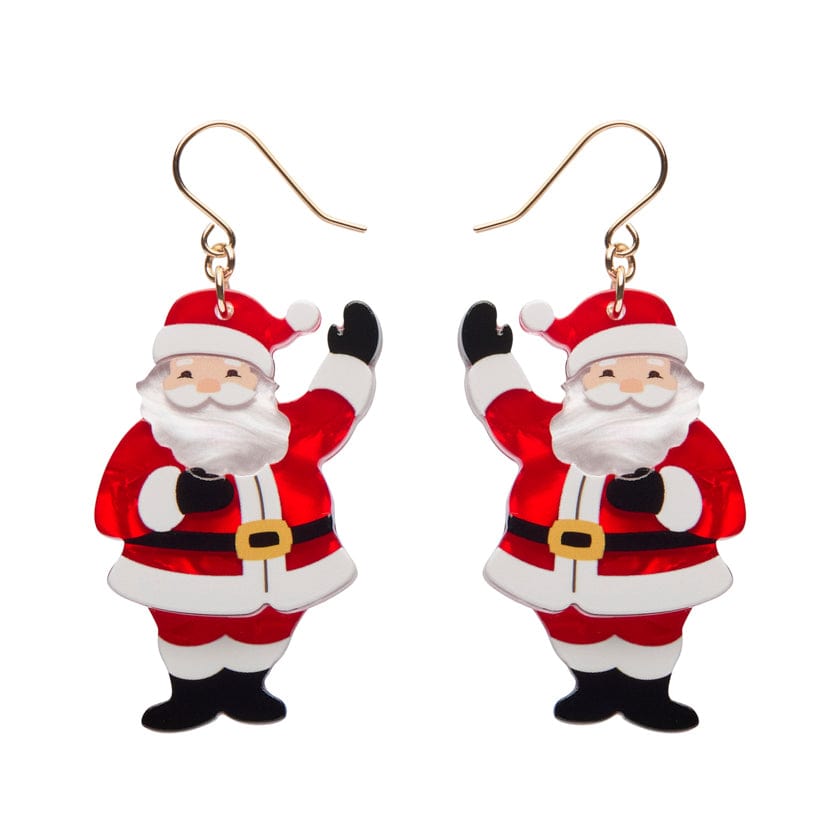 Santa’s Surprise Drop Earrings  -  Erstwilder  -  Quirky Resin and Enamel Accessories