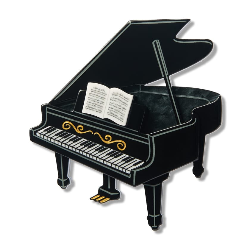 Play It Again Brooch  -  Erstwilder  -  Quirky Resin and Enamel Accessories