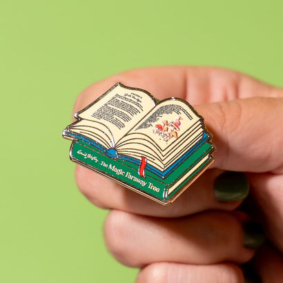 The Magic Faraway Tree Book Enamel Pin  -  Erstwilder  -  Quirky Resin and Enamel Accessories
