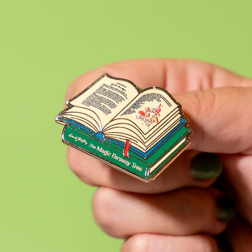 The Magic Faraway Tree Book Enamel Pin  -  Erstwilder  -  Quirky Resin and Enamel Accessories