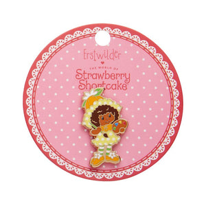 Orange Blossom Enamel Pin  -  Erstwilder  -  Quirky Resin and Enamel Accessories