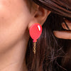 Balloons Drop Earrings – Pink  -  Erstwilder Essentials  -  Quirky Resin and Enamel Accessories