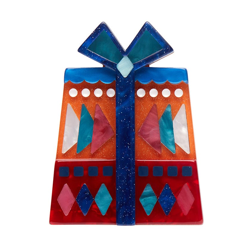 Yuletide Treasure Brooch (IMPERFECT)  -  Erstwilder  -  Quirky Resin and Enamel Accessories