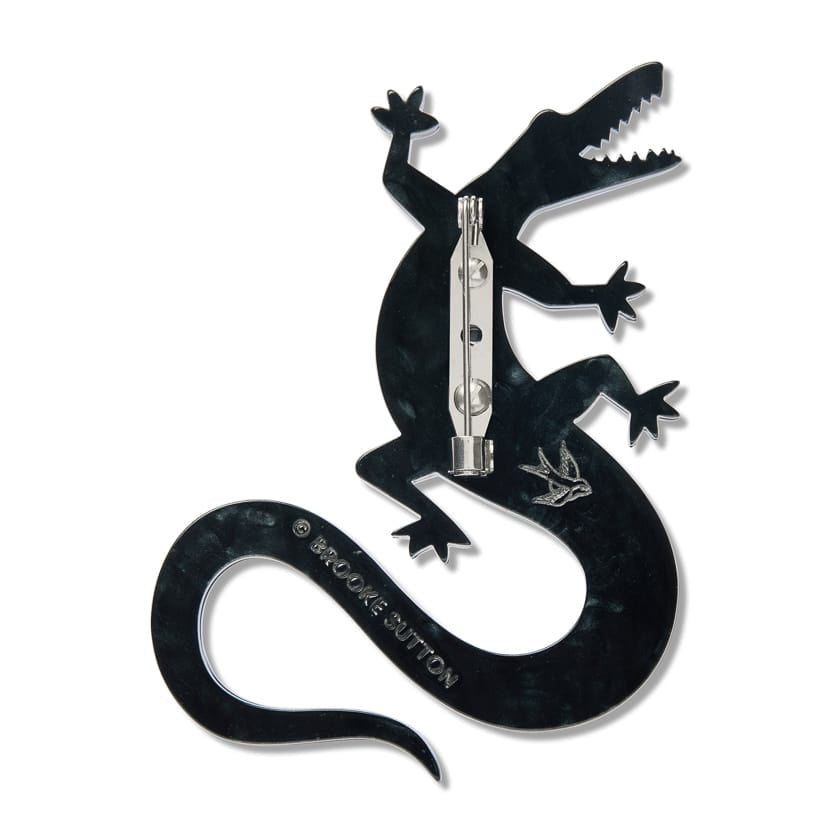 Yurtu Yurtu Brooch  -  Erstwilder  -  Quirky Resin and Enamel Accessories