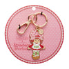 Sweet Strawberry Shortcake Enamel Key Ring