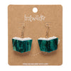 Story Book Drop Earrings - Emerald