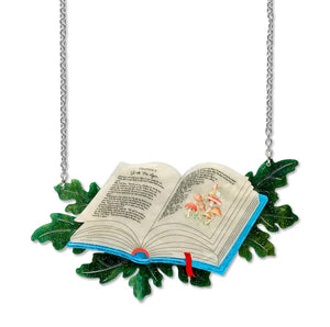 The Magic Faraway Tree Book Necklace  -  Erstwilder  -  Quirky Resin and Enamel Accessories