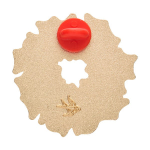 Forest Wreath Enamel Pin  -  Erstwilder  -  Quirky Resin and Enamel Accessories