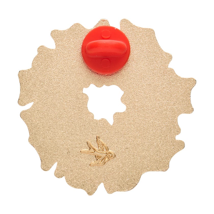 Forest Wreath Enamel Pin  -  Erstwilder  -  Quirky Resin and Enamel Accessories