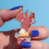 Delphi the Dragon Enamel Pin