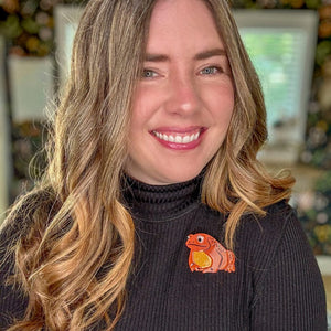 Warts & All Brooch  -  Erstwilder  -  Quirky Resin and Enamel Accessories