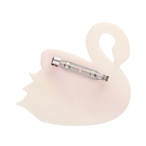 Sabine the Swan Brooch  -  Erstwilder  -  Quirky Resin and Enamel Accessories
