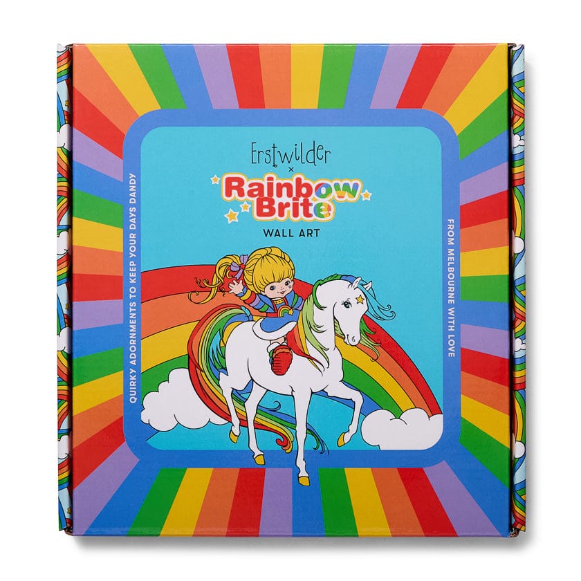 Rainbow Brite and Starlite Wall Art  -  Erstwilder  -  Quirky Resin and Enamel Accessories